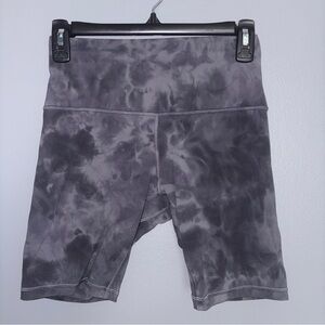 Lululemon Align High-Rise Short 8" Womens 6 Graphite Grey Diamond Dye